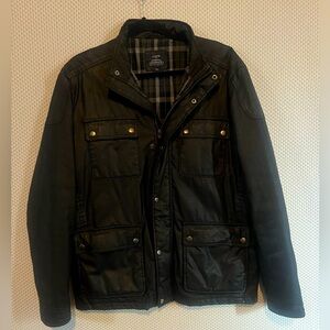 J.Crew Black Wax Field Jacket